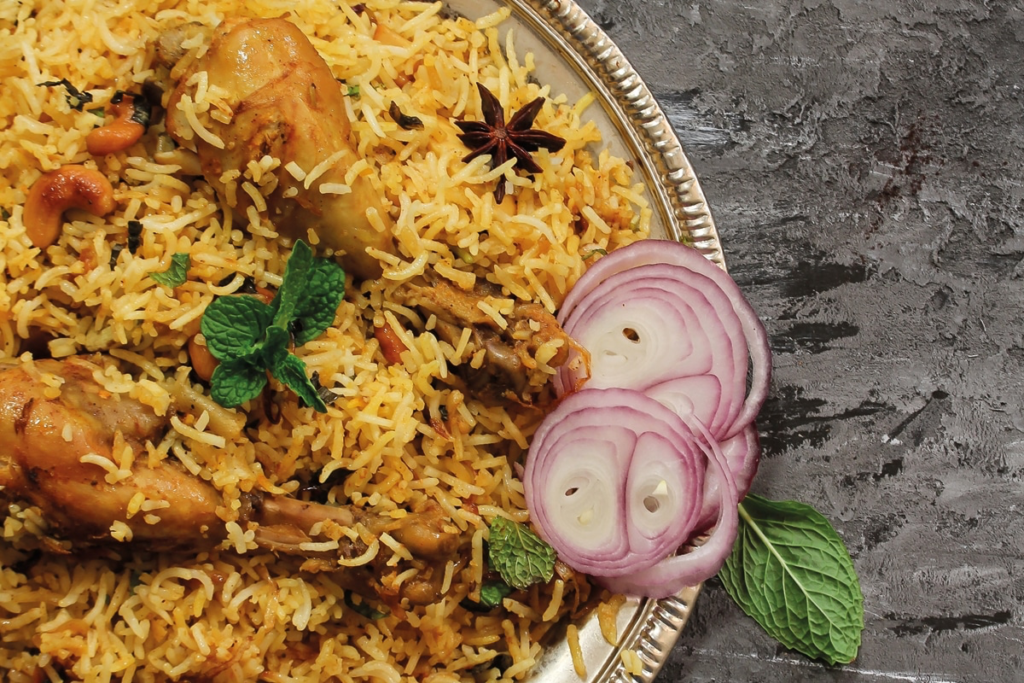 Traditional Saudi kabsa at Al Saddah Kabsa in Jeddah