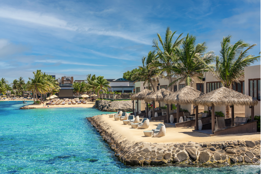 Private villas at Narcissus Resort & Spa Obhur overlooking the Red Sea in Jeddah